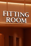 north design central chidlom fitting room signage